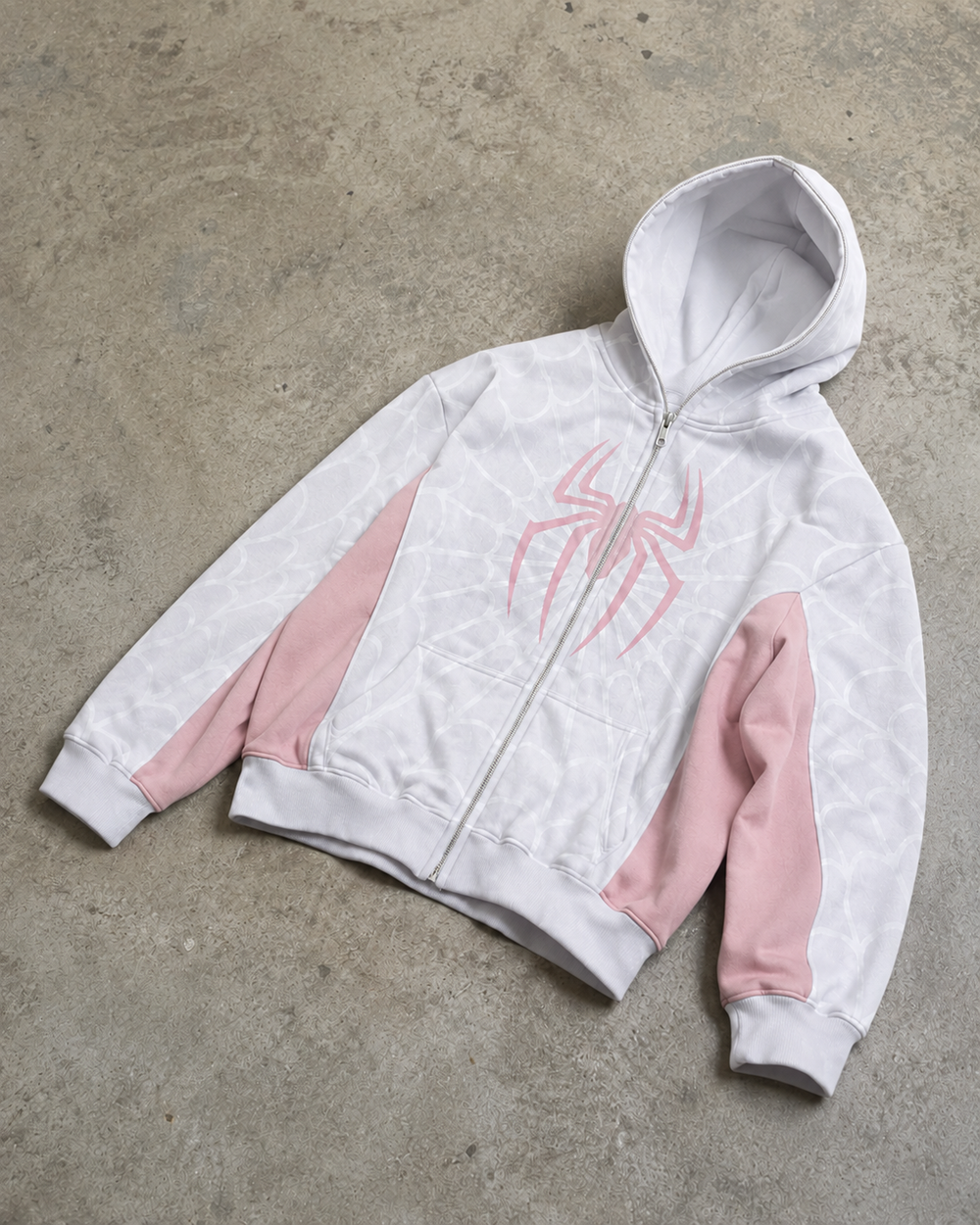Blanco y rosa
